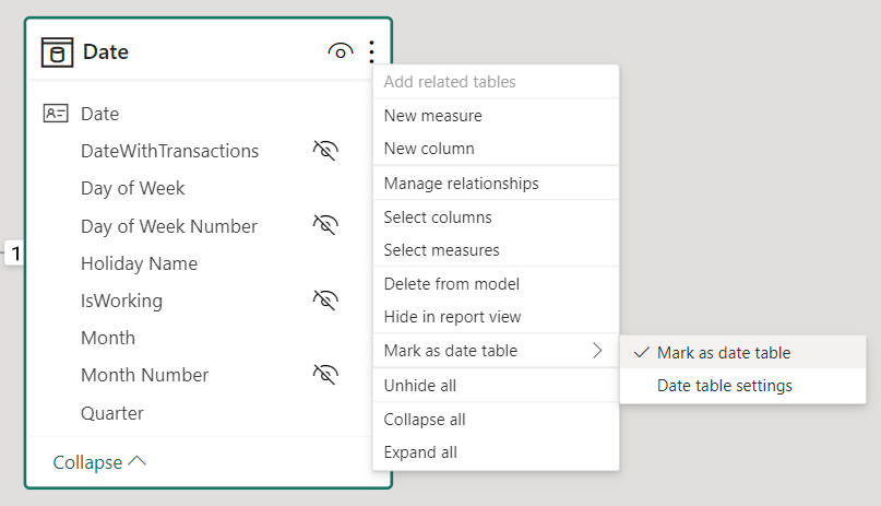 The Importance of a Date Table in your Data Model