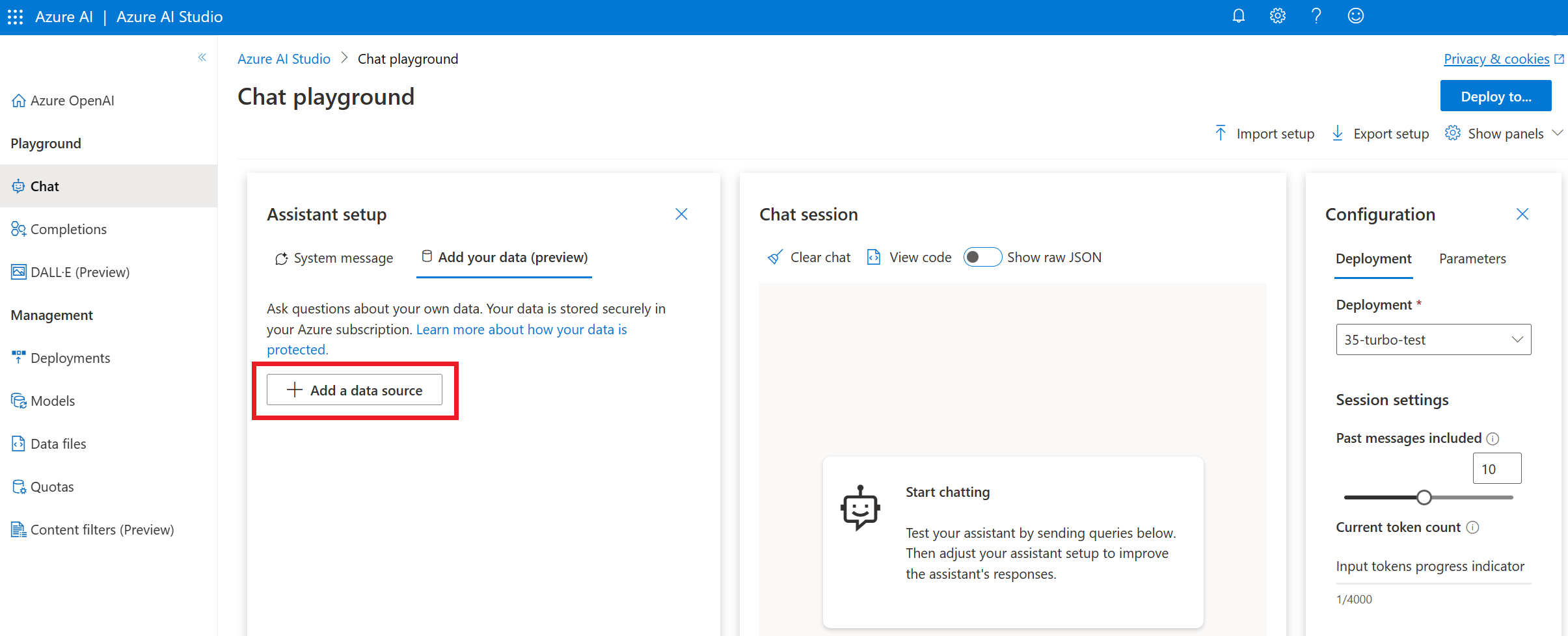 Using Your Own Data with Azure OpenAI: A Step-by-Step Guide