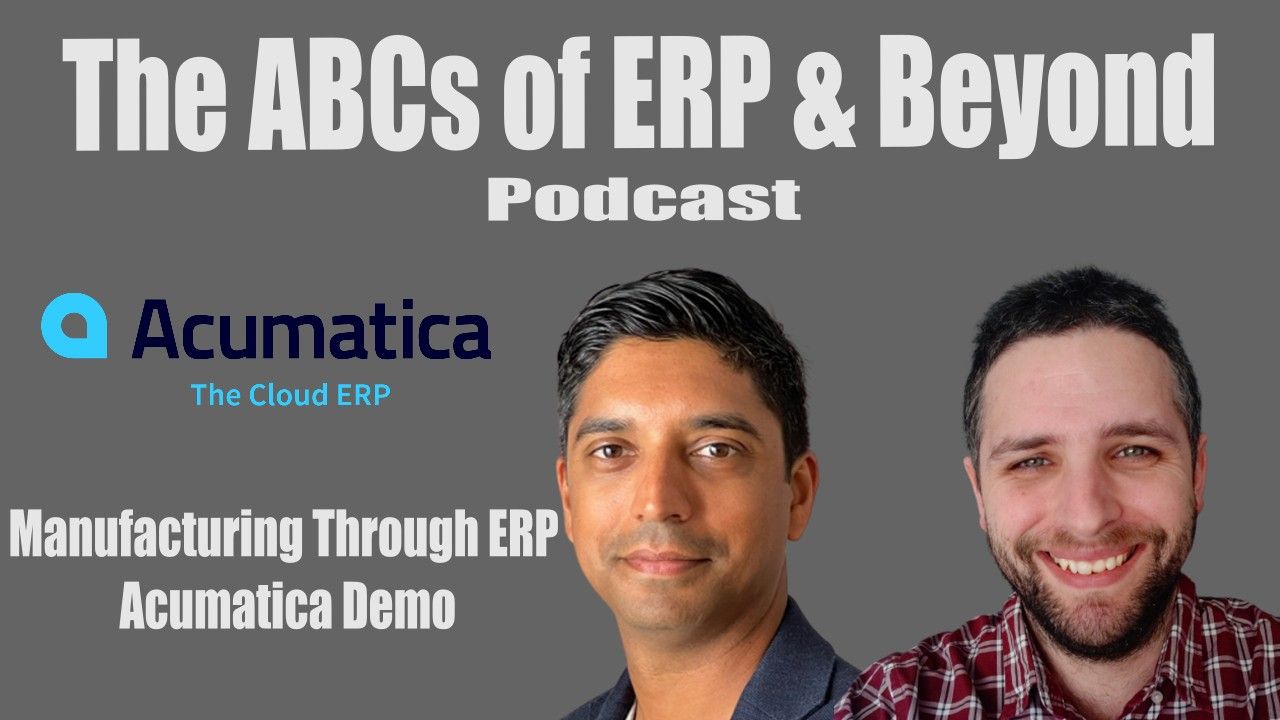 Production Through ERP - Acumatica Demo